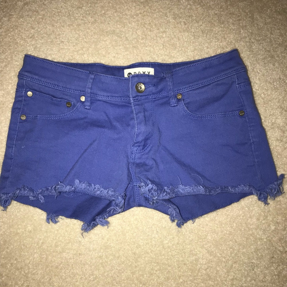 Roxy blue shorts